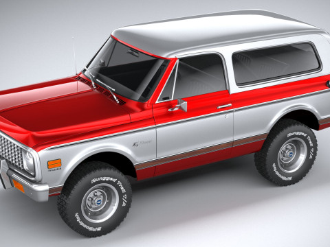 Chevrolet K5 Cheyenne Ranger 1972 Modelo 3D