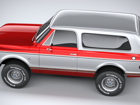 Chevrolet K5 Cheyenne Ranger 1972 Modelo 3D