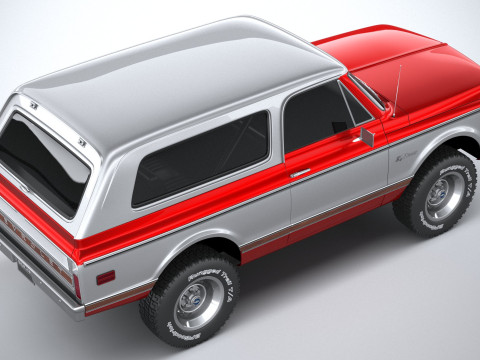 Chevrolet K5 Cheyenne Ranger 1972 Modelo 3D