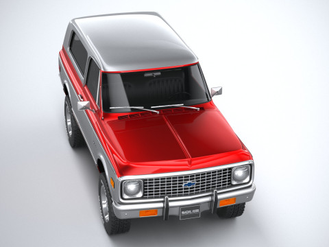 Chevrolet K5 Cheyenne Ranger 1972 Modelo 3D