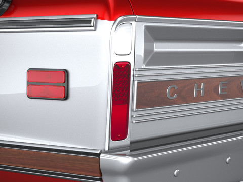 Chevrolet K5 Cheyenne Ranger 1972 Modelo 3D