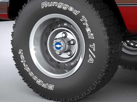 Chevrolet K5 Cheyenne Ranger 1972 Modelo 3D