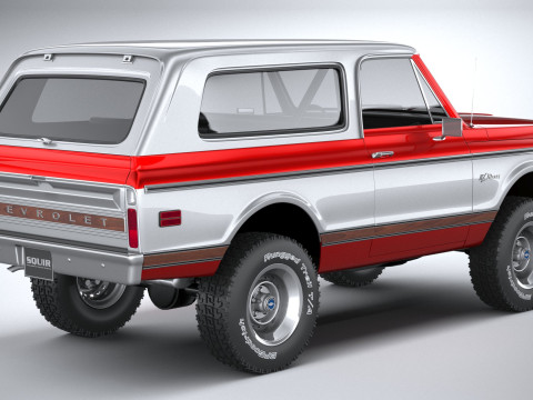 Chevrolet K5 Cheyenne Ranger 1972 Modelo 3D