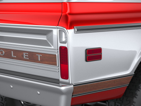 Chevrolet K5 Cheyenne Ranger 1972 Modelo 3D