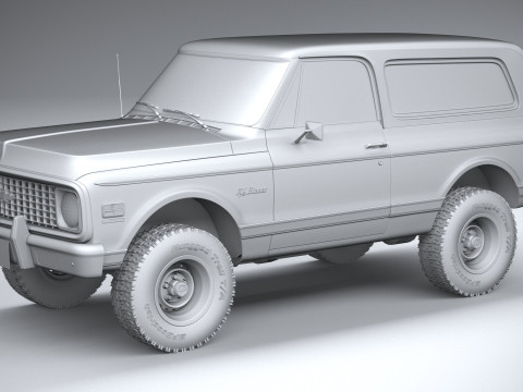 Chevrolet K5 Cheyenne Ranger 1972 Modelo 3D