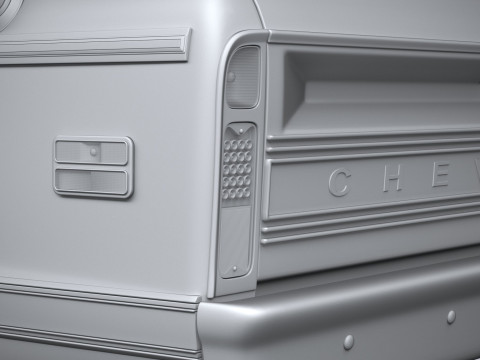 Chevrolet K5 Cheyenne Ranger 1972 Modelo 3D