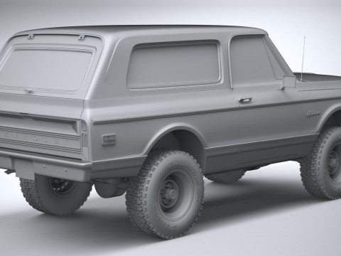 Chevrolet K5 Cheyenne Ranger 1972 Modelo 3D