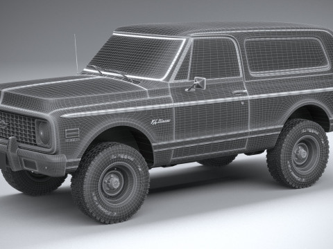 Chevrolet K5 Cheyenne Ranger 1972 Modelo 3D