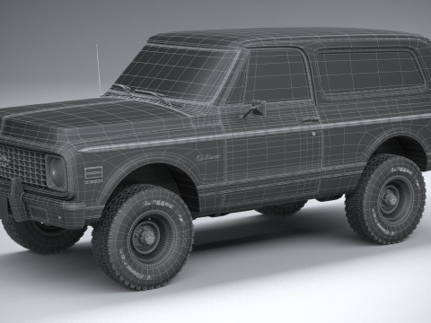 Chevrolet K5 Cheyenne Ranger 1972 Modelo 3D