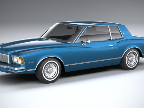 Chevrolet Monte Carlo 1978 3D Model