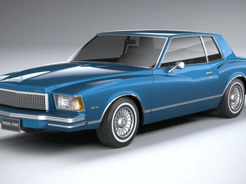 Chevrolet Monte Carlo 1978 3D Model