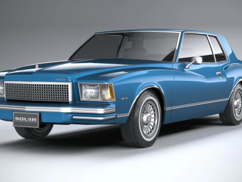 Chevrolet Monte Carlo 1978 3D Model