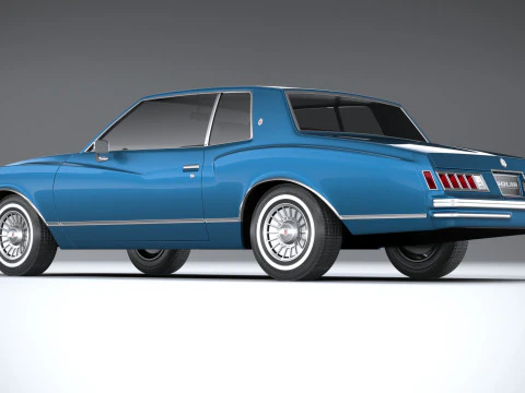 Chevrolet Monte Carlo 1978 3D Model