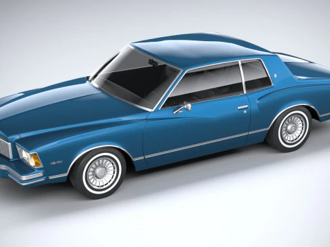 Chevrolet Monte Carlo 1978 3D Model