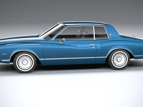 Chevrolet Monte Carlo 1978 3D Model