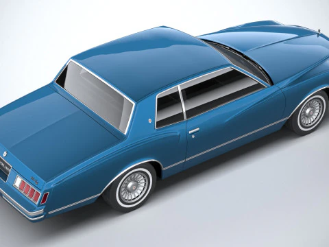 Chevrolet Monte Carlo 1978 3D Model