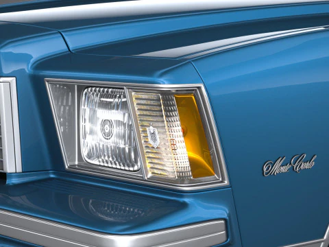 Chevrolet Monte Carlo 1978 3D Model