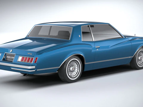 Chevrolet Monte Carlo 1978 3D Model