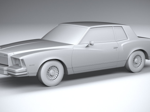 Chevrolet Monte Carlo 1978 Modèle 3D