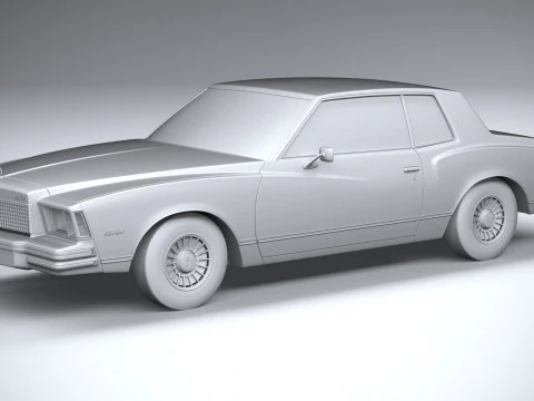 Chevrolet Monte Carlo 1978 3D Model