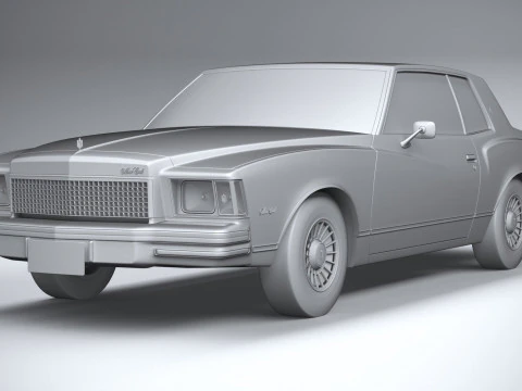 Chevrolet Monte Carlo 1978 3D Model