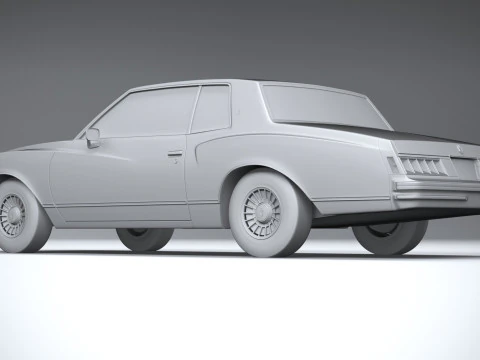 Chevrolet Monte Carlo 1978 3D Model