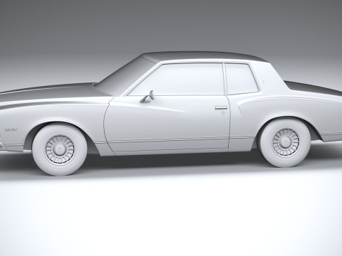Chevrolet Monte Carlo 1978 Modèle 3D