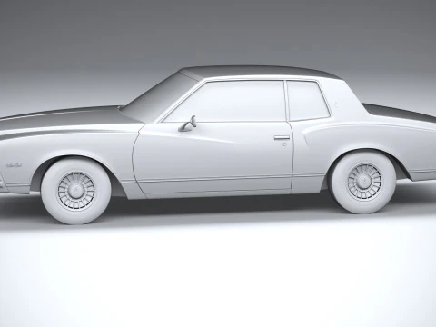 Chevrolet Monte Carlo 1978 3D Model