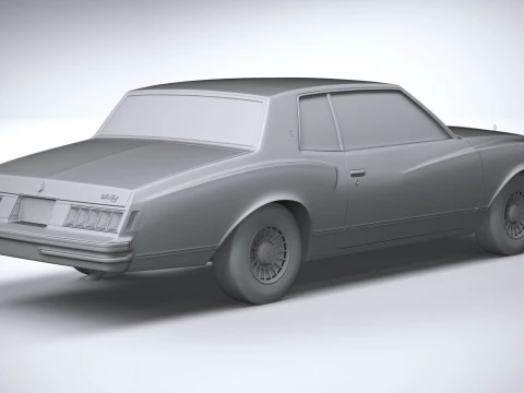 Chevrolet Monte Carlo 1978 3D Model