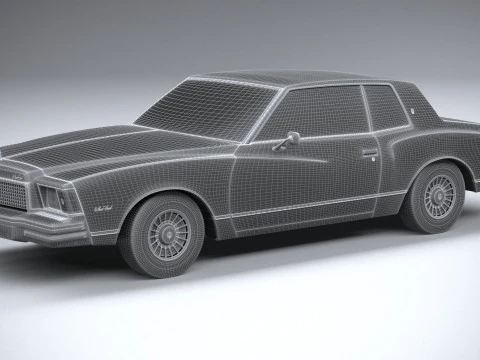 Chevrolet Monte Carlo 1978 3D Model