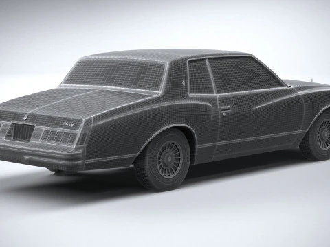 Chevrolet Monte Carlo 1978 3D Model