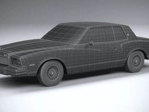Chevrolet Monte Carlo 1978 3D Model