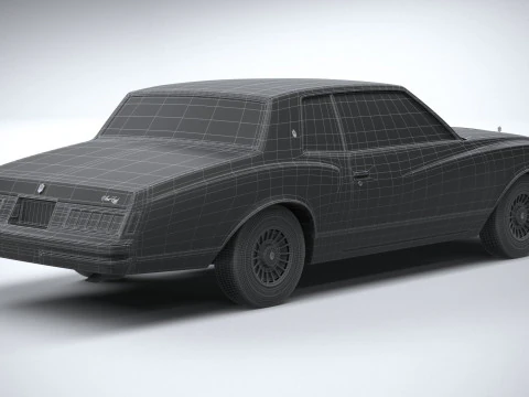 Chevrolet Monte Carlo 1978 3D Model