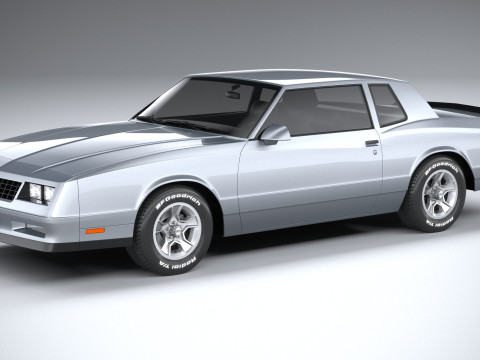 Chevrolet Monte Carlo 1986 3D Model