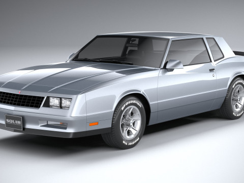 Chevrolet Monte Carlo 1986 Model 3D