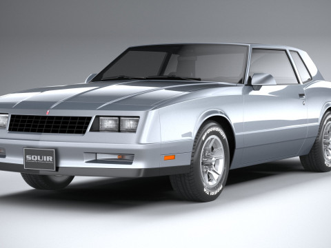 Chevrolet Monte Carlo 1986 Model 3D