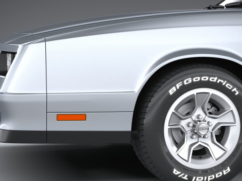 Chevrolet Monte Carlo 1986 Model 3D