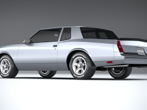 Chevrolet Monte Carlo 1986 Model 3D
