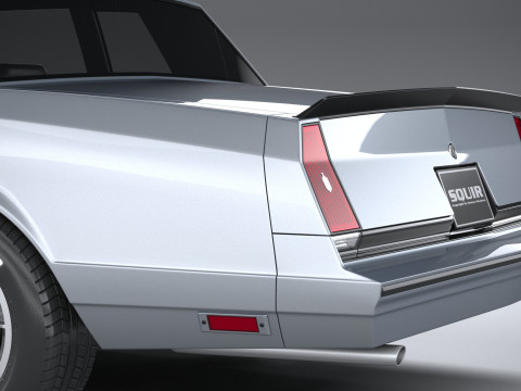 Chevrolet Monte Carlo 1986 Model 3D
