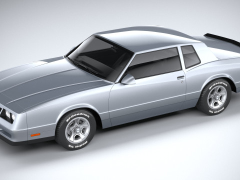 Chevrolet Monte Carlo 1986 Model 3D