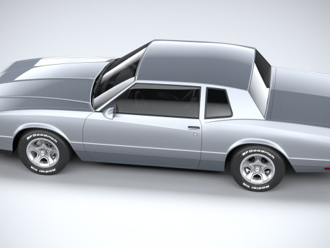 Chevrolet Monte Carlo 1986 Model 3D