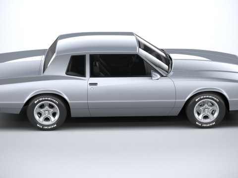 Chevrolet Monte Carlo 1986 Model 3D