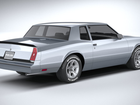 Chevrolet Monte Carlo 1986 Model 3D