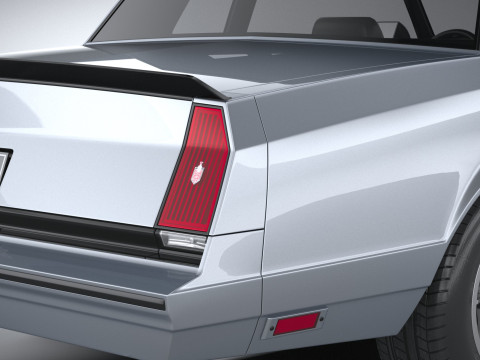 Chevrolet Monte Carlo 1986 Model 3D