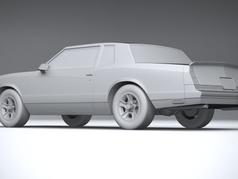 Chevrolet Monte Carlo 1986 Model 3D