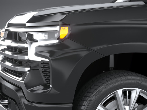 Chevrolet Silverado 1500 High Country 2022 3D 模型