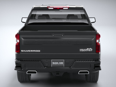 Chevrolet Silverado 1500 High Country 2022 3D 模型