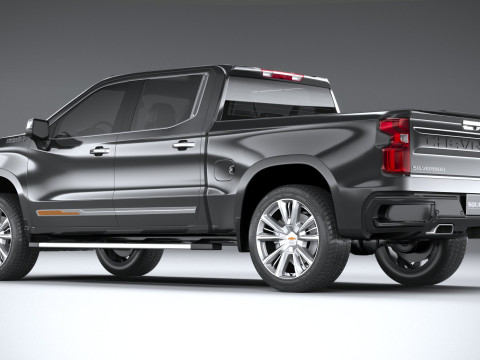 Chevrolet Silverado 1500 High Country 2022 3D 模型