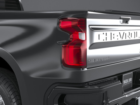 Chevrolet Silverado 1500 High Country 2022 3D 模型