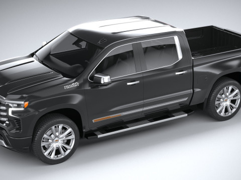 Chevrolet Silverado 1500 High Country 2022 3D 模型
